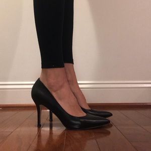 Nine West Flax Pointed Toe Pumps-Black